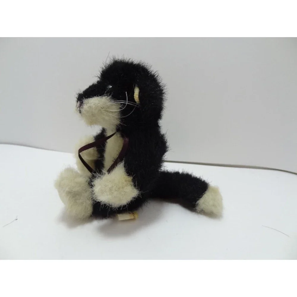 Boyds Bears Cats 6” Plush Black/White Archive Collection Vintage